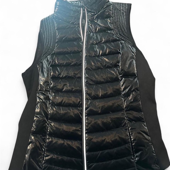 Blanc Noir Black Quilted Vest - Picture 5 of 10